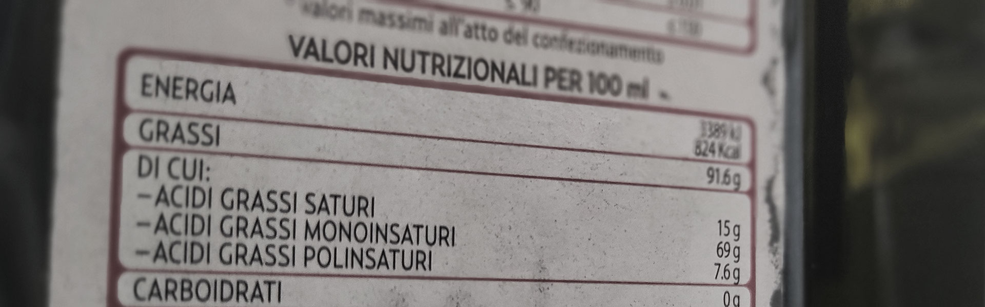 L’etichetta dell’olio di oliva: comunicare la qualità